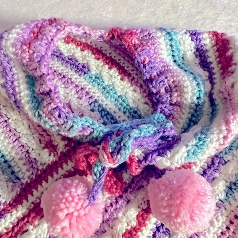 Toddler Girl Crochet‎ Poncho